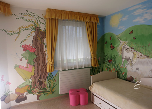 rozprávková detská izba s jednorožcom